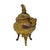 Japanese Mid-Century Japanese Champlevé Enamel Tripod Censer With Guardian Lion Finial For Sale - Image 3 of 12