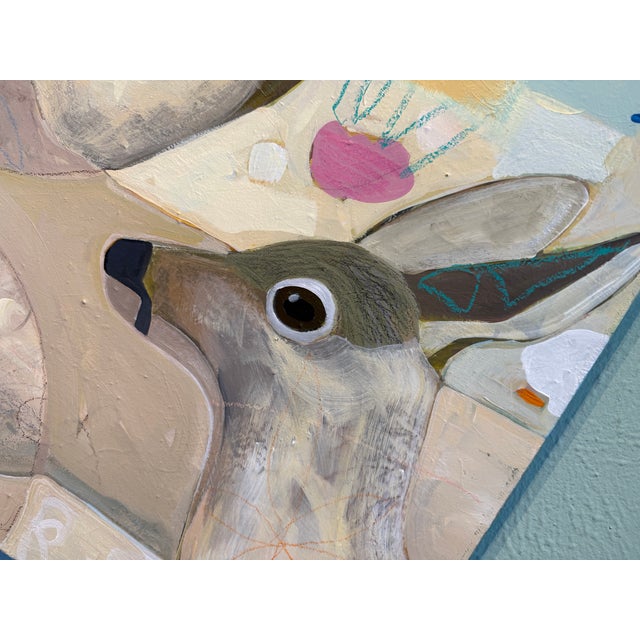 “The Best Neighbors” Original Deer Painting by LWren Walraven For Sale - Image 10 of 12
