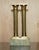 Antique Victorian Marble & Brass Roman Grand Tour Statue Columns Pillars, Set of 2 For Sale - Image 17 of 18