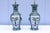 Chinese Porcelain Baluster Vase Table Lamps 19th-Century Famille Verte, a Pair For Sale - Image 12 of 17