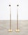 Mid-Century Modern Mid 20th Century Koch & Lowy Omi Patinated Brass Pharmacy Floor Lamps - a Pair For Sale - Image 3 of 18