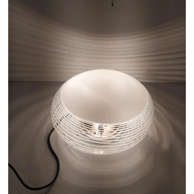 Large Wall Light Glass attributed to Leucos, Murano, 1970s For Sale - Image 6 of 7