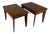 1950s Vintage Brown and Saltman End Tables- A Pair For Sale