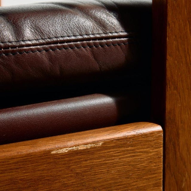 Oak Armchair by Laszlo Mazák for Wiesner-Hager, 1970s For Sale - Image 13 of 18