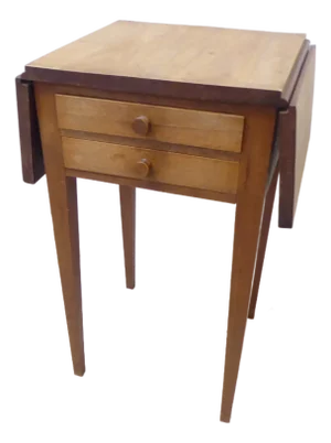 Vintage Weathered Mahogany Side Table