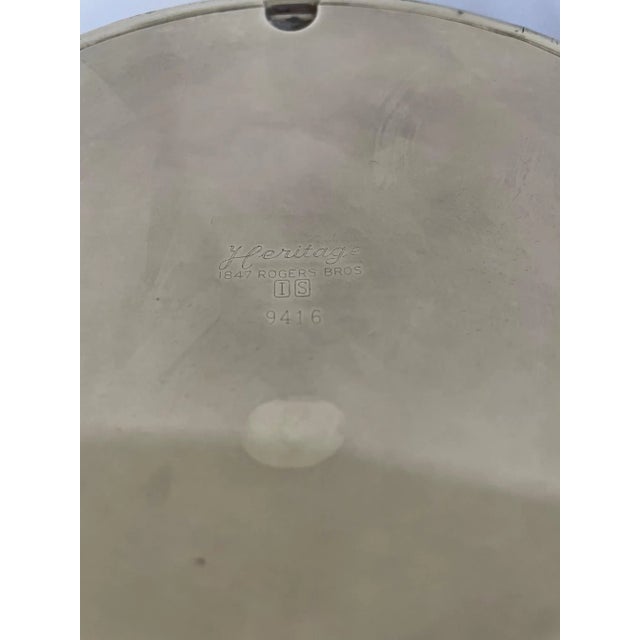 Mid 20th Century 1847 Rogers "Heritage" Silverplated Candelabra For Sale - Image 10 of 12