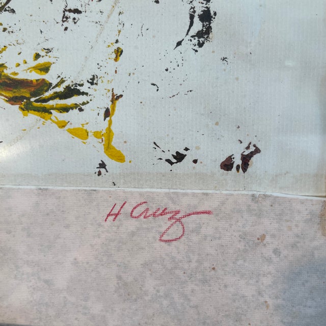 Abstract 1970s Luis Hernandez Cruz “Speed”, Mid Century Modern, Abstract For Sale - Image 3 of 6