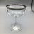 Glass French Platinum Rim Crystal Champagne/Sherbet Glasses-Set of 11 For Sale - Image 7 of 13