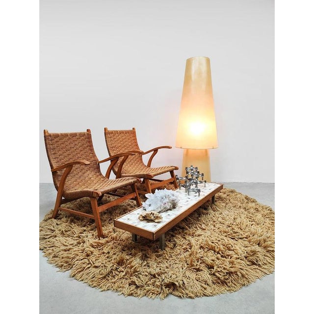 Vintage Dutch Rope Chairs from Vroom & Dreesman, 1960s, Set of 2 For Sale - Image 3 of 9