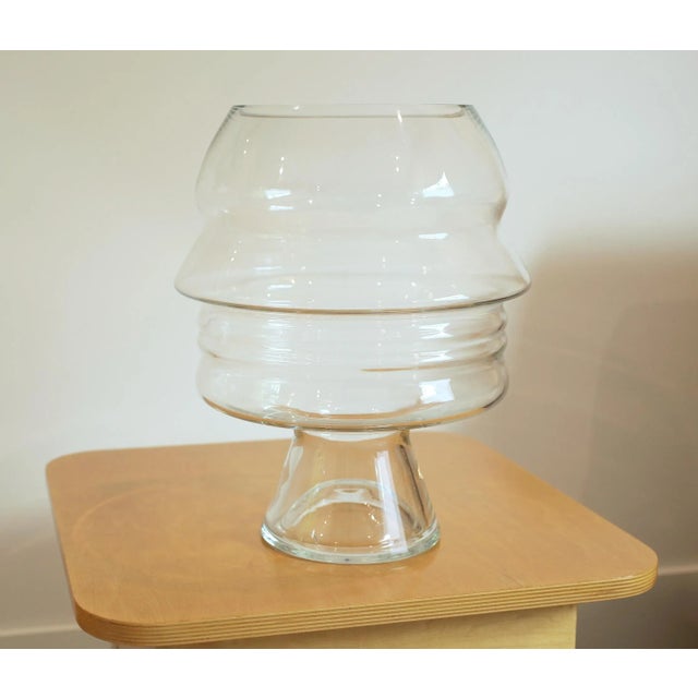 2003 Karim Rashid Ego Vase Large Size Y2k 2003 Art Glass Face Bust For Sale - Image 10 of 12