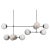 Black Armstrong Linear Chandelier by Schwung For Sale - Image 8 of 8