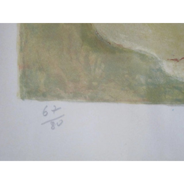 French French Maurice Savin Signed Limited Edition Color Lithograph Bathers Playing For Sale - Image 3 of 9