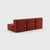 Contemporary Flexible Three-Seater Sofa by Ambivalenz, Set of 6 For Sale - Image 3 of 5