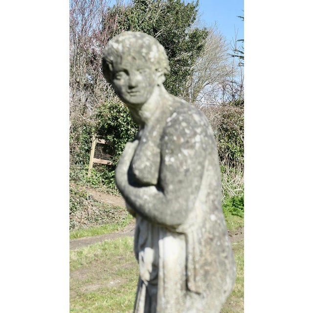 Large Weathered Garden Statue of Venus, 1900 For Sale - Image 4 of 13