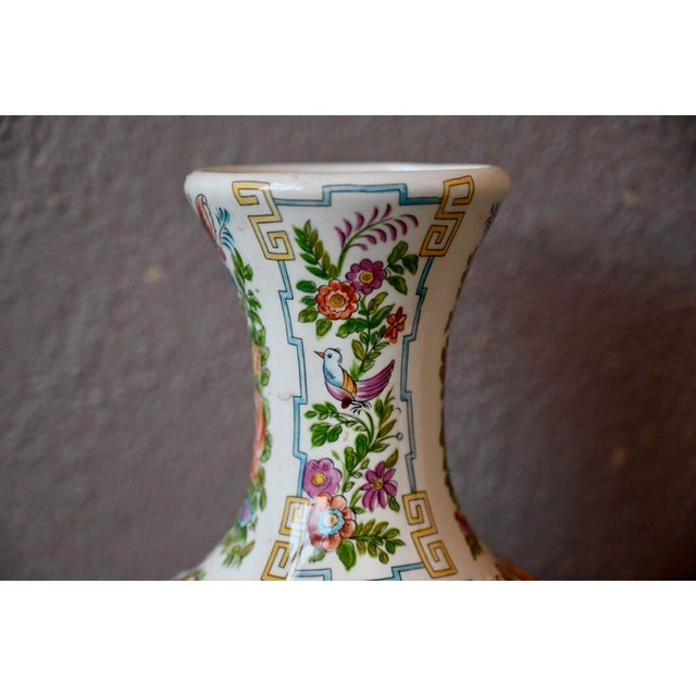 Large Chinese Vase in Ceramic For Sale - Image 5 of 7