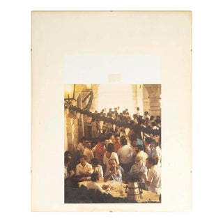 O. Malaganna, Meal, 1900s, Paper For Sale
