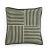 2020s Kora Striped Green Cotton Jute Throw Pillow For Sale - Image 5 of 5