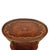 Antique French Art Nouveau Side Table This piece features intricate marquetry inlays with a beautiful metal gallery edge....