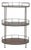 Three Tier Industrial Round Shelf With Metal Frame For Sale