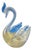 20th Century Murano Blown Glass Swan Sculpture in Gold Aventurine by Archimede Seguso, Italy For Sale