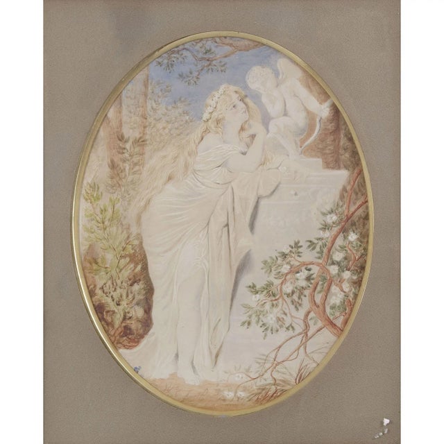 Mid 19th Century H. Campion Pair of Watercolor Paintings For Sale - Image 4 of 11