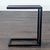 Modern Crate & Barrel Metal Cac Avenue C Table For Sale - Image 3 of 7