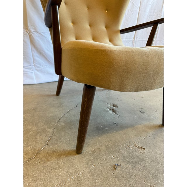 Ib Madsen & Acton Schubell's "Prague Chair" for Schubell & Madsen, Denmark 1960s For Sale - Image 9 of 12