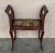 Antique Carved Mahogany Benches, 1890, Set of 4 For Sale - Image 6 of 12
