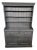 Antique Rustic One Piece Pine Dresser From Southern England in a Wonderful Grey/Blue Color - Circa 1890 For Sale