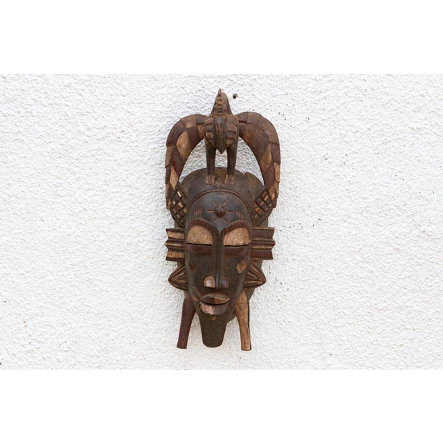 1950s Ancestral Flight, Carved African Wall Art For Sale - Image 5 of 8