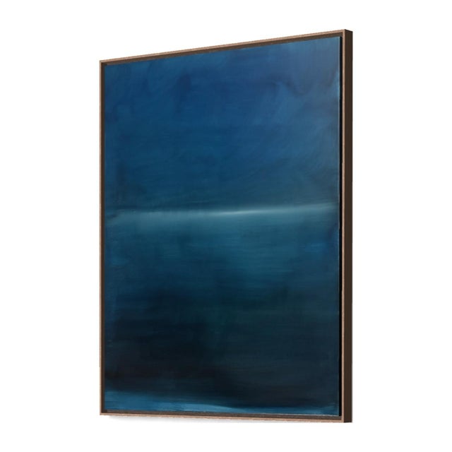 Marilina Marchica, Blue Landscape, Oil on Canvas For Sale - Image 4 of 6