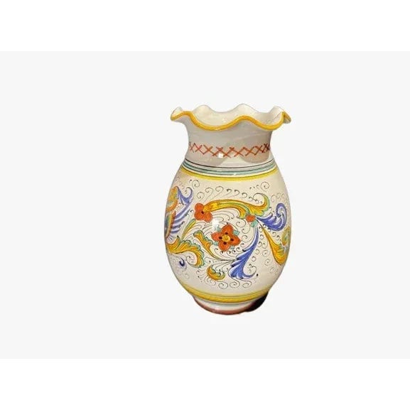 Large Antique French Porcelain Vase – Classic Vintage Decor For Sale - Image 10 of 10