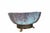 1950s Vintage Lane & Co. Turquoise Ceramic Bowl / Planter With Stand, California Pottery, C. 1957 For Sale - Image 5 of 6