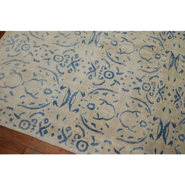 Zabihi Collection Turkish Deco Carpet For Sale In New York - Image 6 of 10