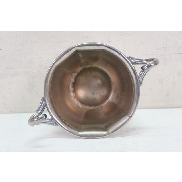 Late 20th Century Continental Silver Silverplate Caudle Cup Vessel & Vanity Bar Tray For Sale - Image 11 of 18