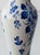 Metal Royal Delft Blue, White, and Green Chinoiserie Bird Table Lamp, 1979 For Sale - Image 7 of 17