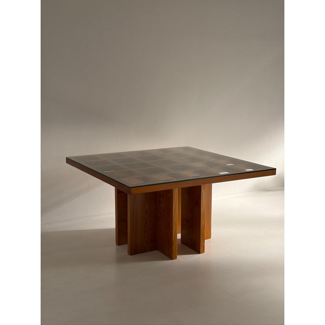 Brown Regolo Dining Table by Gianfranco Fini for Poltronova, 1975 For Sale - Image 8 of 18