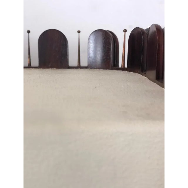 Vintage Wood and Copper Bar Cabinet by Luigi Scremin For Sale - Image 17 of 18