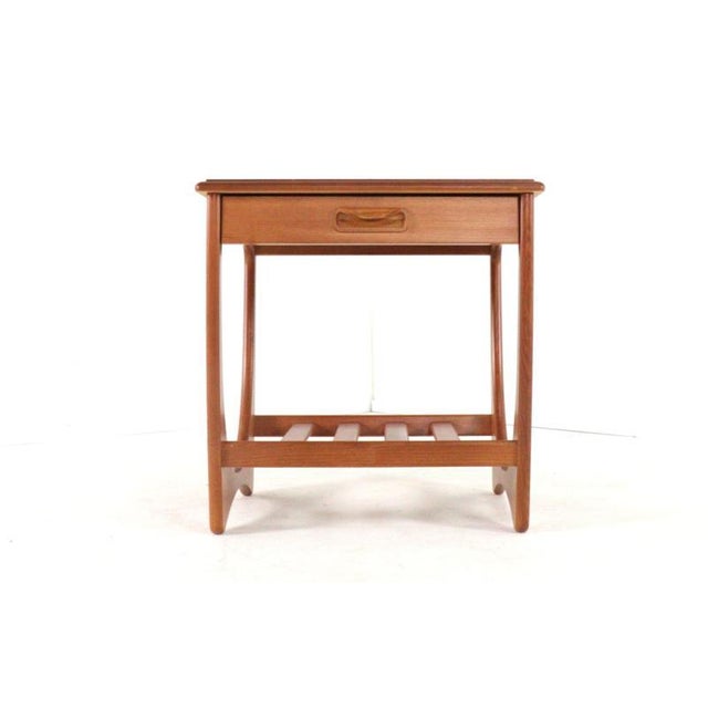 Side Table with Pull-Out Drawer from G-Plan For Sale - Image 13 of 16