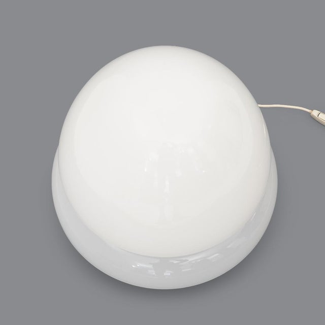 Table Lamp with Double Murano Glass Diffuser, 1970s For Sale - Image 4 of 13