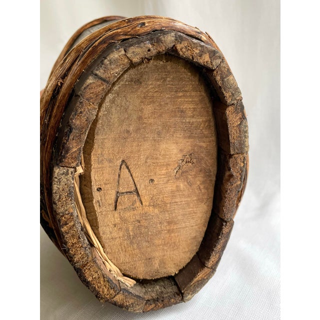 Brown Antique French Wine Hotte For Sale - Image 8 of 10