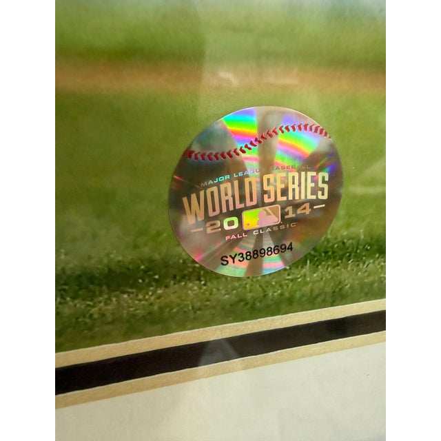 Wood MLB World Series Matt Cain's Perfect Day Photograph Print, Framed For Sale - Image 7 of 12