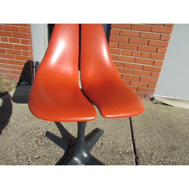 Mid 20th Century Maurice Burke Tulip Style Pedestal Chairs - a Pair For Sale - Image 5 of 10