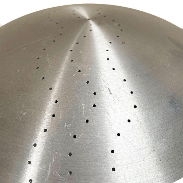 1980s "Metro 1800" Spun Aluminum Wall Sconce by Donovan Lighting, 2 Available For Sale - Image 4 of 5