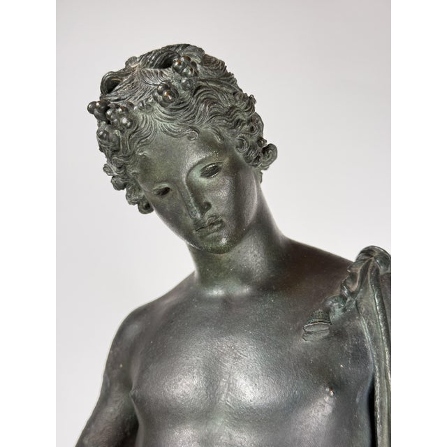 Signed bronze sculpture by Fonderia Artistica Sommer, Naples, after the celebrated ancient Pompeian figure traditionally...
