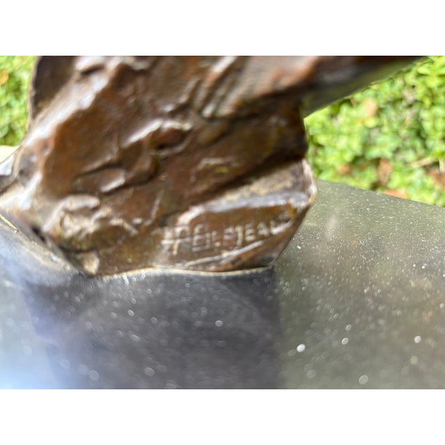 1930s French Art Deco Bronze Sculpture For Sale - Image 14 of 14