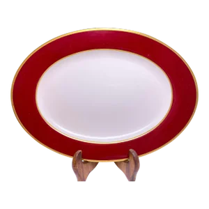 Vintage Mikasa Persian Red Serving Platter
