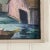 Mid-Century Modern Mid Century Swedish Modernist Harbour Oil Painting by Tor Andersson For Sale - Image 3 of 18