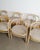 A rare set of eight danish modern "pk-15" dining chairs in a steambent ash wooden frames and cane seating designed by poul...
