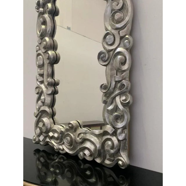 Modern Baroque Resin Mirror, 1990s For Sale - Image 4 of 8